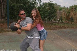 Cute Mexican chick fucked by a big fat dick stick