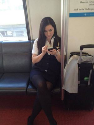 Fine ass flight flight attendant