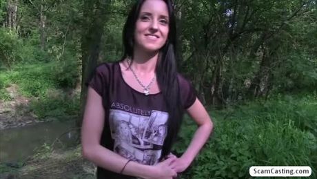 Emily receives an offer to be a model. The agent takes a picture of her in her underwear. He gets horny and convinces her to have sex.