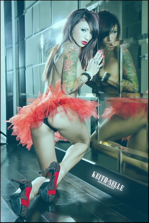 Excellent photo with inked babe. Here you will find best babes with tattoo and hot inked girls.