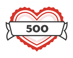500 likes!
