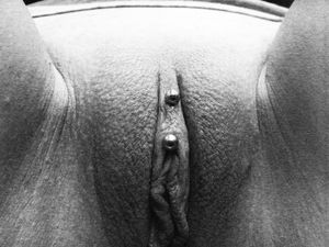 Well shaved and pierced pussy