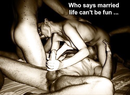 Married life can be super fun! Right cucky?