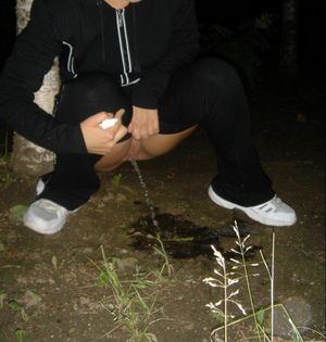 peeing in public