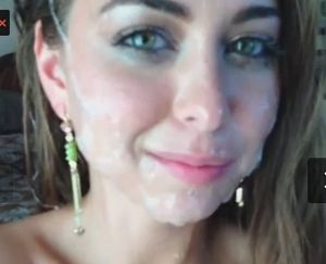 Riley Reid huge facial selfie