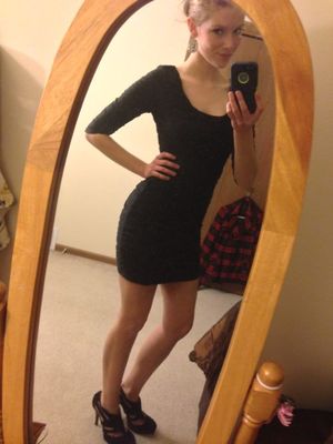 Black Dress Selfie