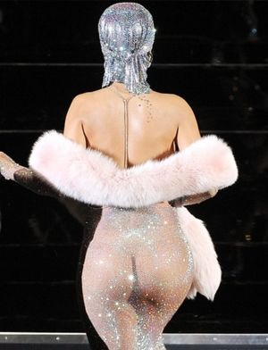 Rihanna ass in see thru