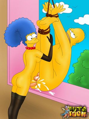 Marge nails Homer