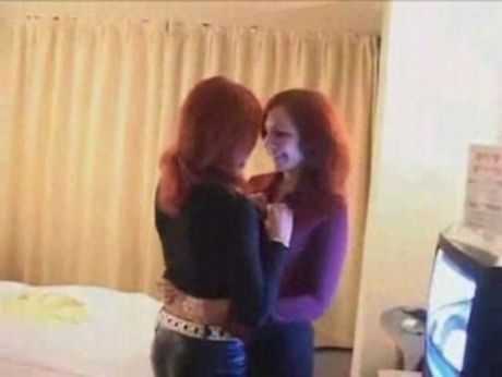 Redhead lesbian Twins