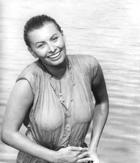 Sophia Loren in Boy on a Dolphin (1957)