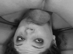 Cum down her throat