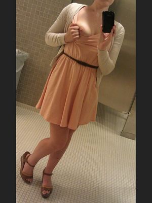 Work bathroom tit flash