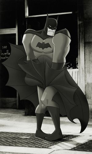 Batman Poses as Marilyn Monroe