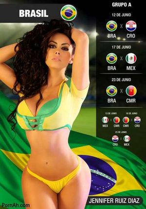 Brazilian Jennifer Ruiz Diaz World Cup 2014