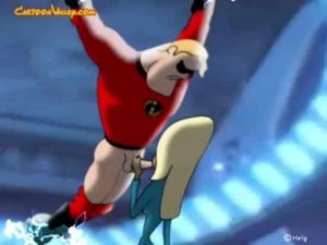 Mirage gives Mr. Inkredible a hot blowjob in this movie