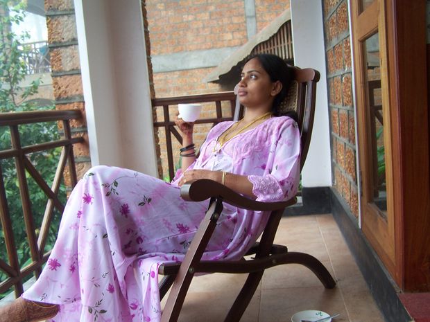 My wife waiting for your big cock