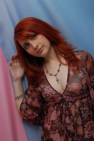 pretty red head