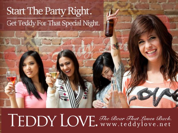 A teddy bear vibrator...well I'd watch.
