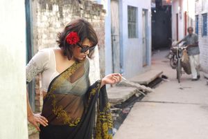 My Slutty Mom Exposing and Smoking in Banaras