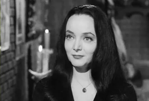 Carolyn Jones as Morticia Addams ... Beautiful
