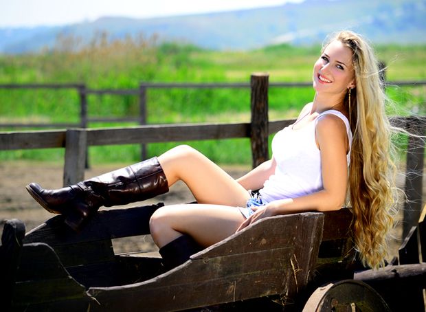 White legs and Daisy Dukes! There's nothing better!