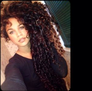 Natural curly hair