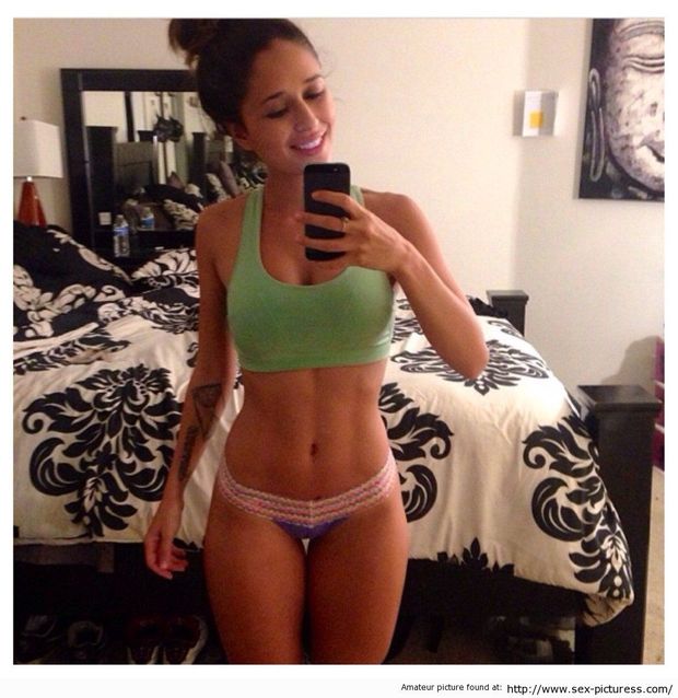 cutie in sports bra