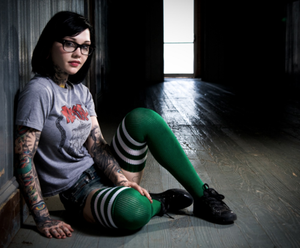 Cute tattooed young brunette. Here you will find best babes with tattoo and hot inked girls.