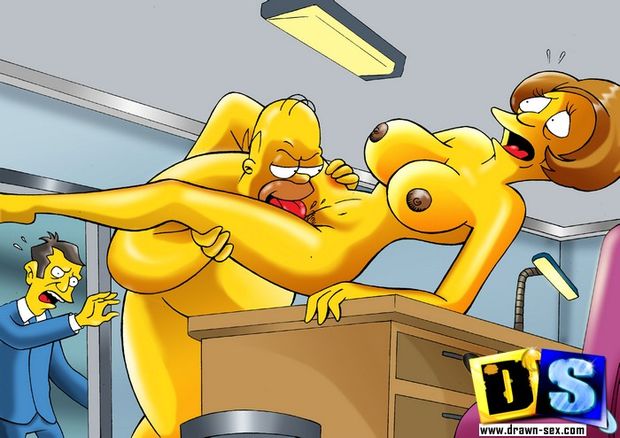 Homer Simpson & Edna Krapabelle