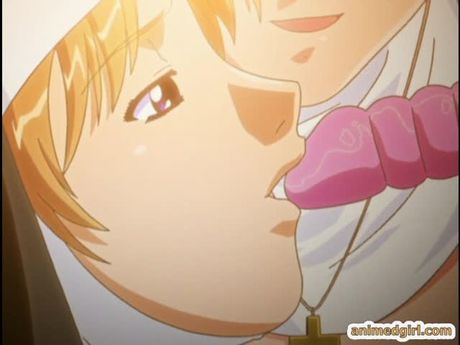 Nun hentai dildoing pussy and assfucking by doctor