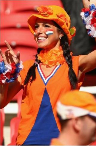 Netherlands Team at FIFA World Cup Brazil 2014