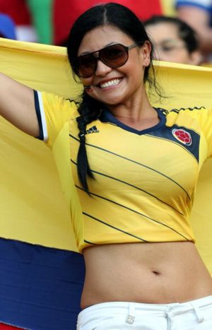 Columbia Team at FIFA World Cup Brazil 2014