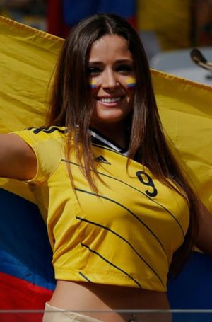 Columbia Team at FIFA World Cup Brazil 2014