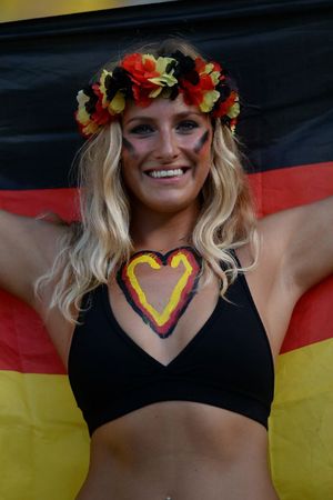 Germany Team at FIFA World Cup Brazil 2014
