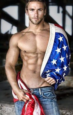 American Hunk Shirtless