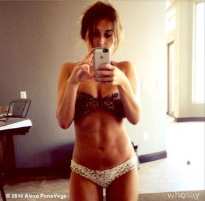 alexa vega toned body