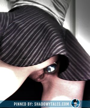 She's hiding something...