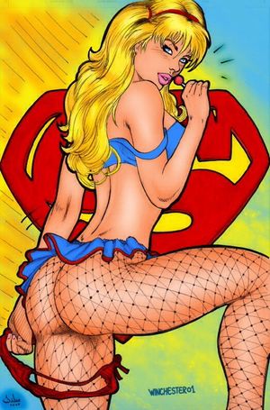 Supergirl fishnets