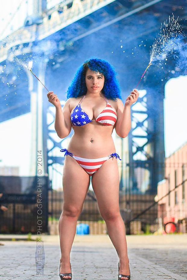 Hope you all had a wonderful 4th of July | Model:Cin' Von Quinzel | Photographer: Blue Box Photography | Cin' Von Quinzel Official Facebook