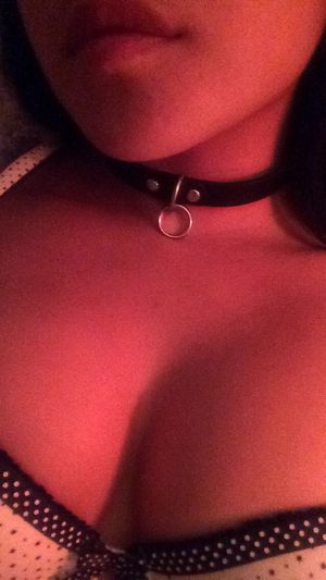 Another cute Redditor with her collar