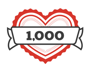 1.000 Mal als Favorit markiert