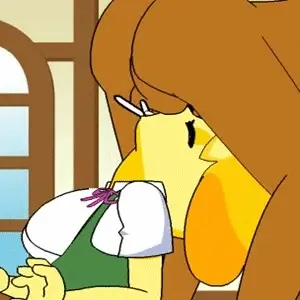 Furry deepthroat!