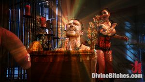 Pray to the Church of the Divine Bitches: A coerced bi and cuckolding fantasy!