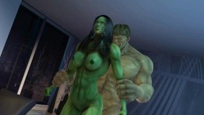 She Hulk He - There is nothing like crazy angry sex 3D