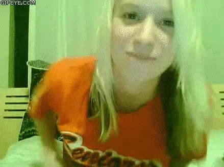 Blonde flashing