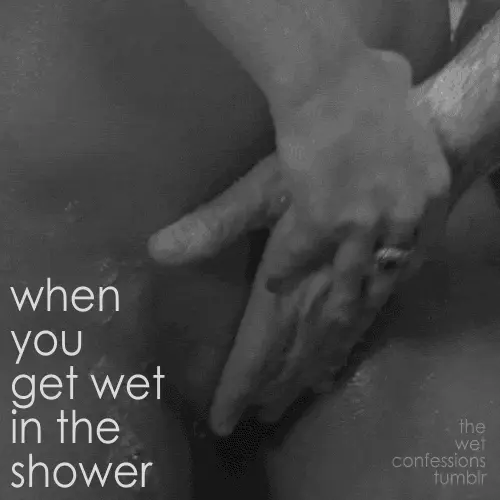 when you get wet in the shower