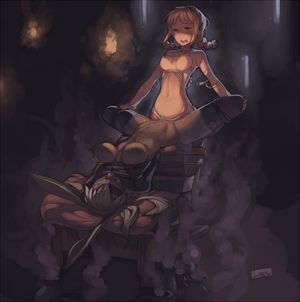 Fran and Penelo -- The Moonlight Ceremony by faustsketcher