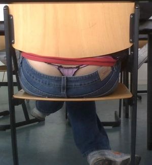 Thong at school.. How do teachers do it