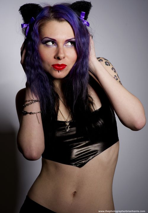 Kitty by MissViolett, love the tattoo