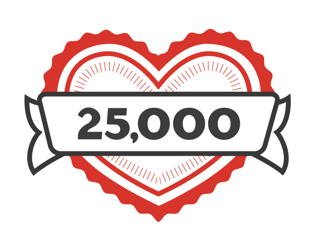 25 000 coups de cœur !